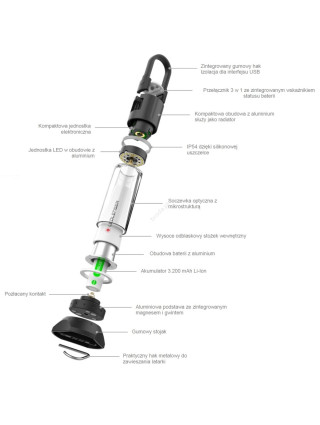 Latarka Ledlenser ML6 camping Warm Light
