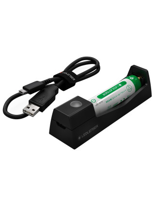 Zestaw ładowarka i akumulator do Ledlenser MH3/4/5
