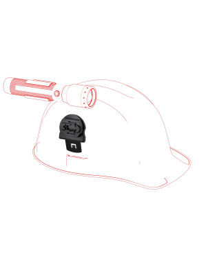 Mocowanie do kasku z adapterem Euroslot typu A