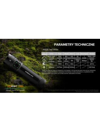 Latarka AceBeam E75 6500K MAO