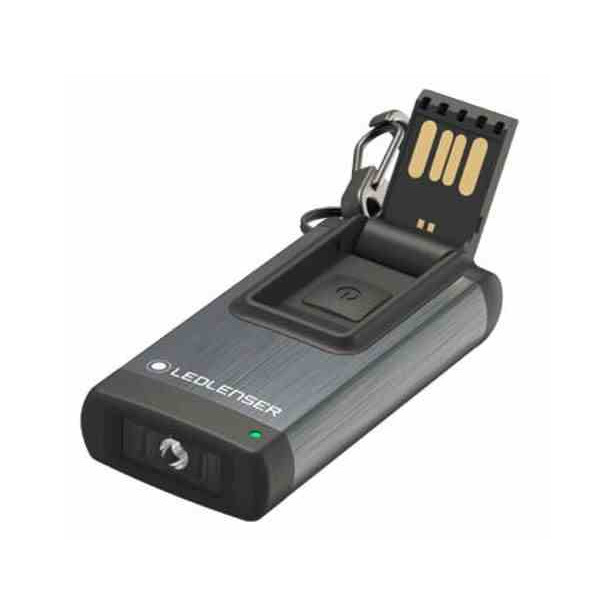 Latarka Ledlenser K4R szara