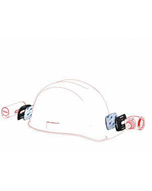 Zestaw mocujący do kasku I